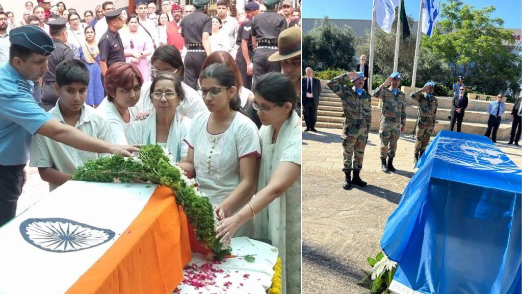 Colonel Waibhav Anil Kale last rites