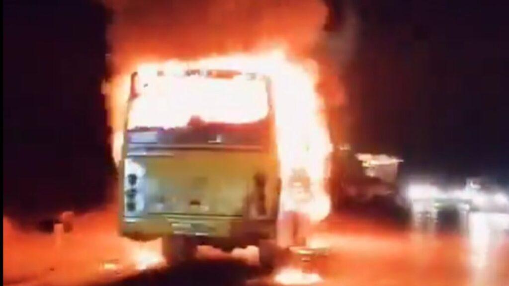 Pirangut bus fire