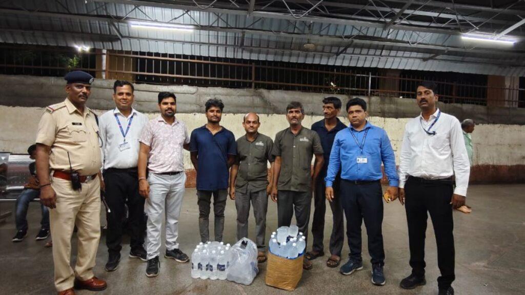 Packaged Drinking Water at Pune Railway Station