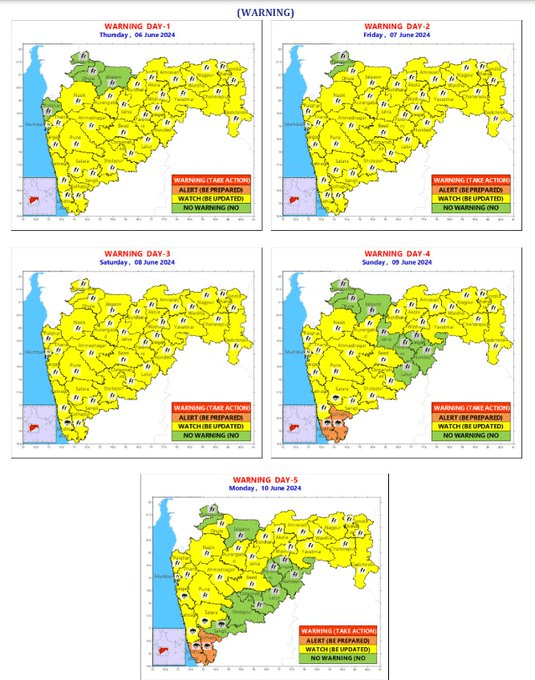 IMD issues heavy rainfall alert