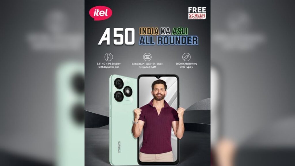 itel Launches the 'Awesome A50' series smartphones starting at Rs 5999