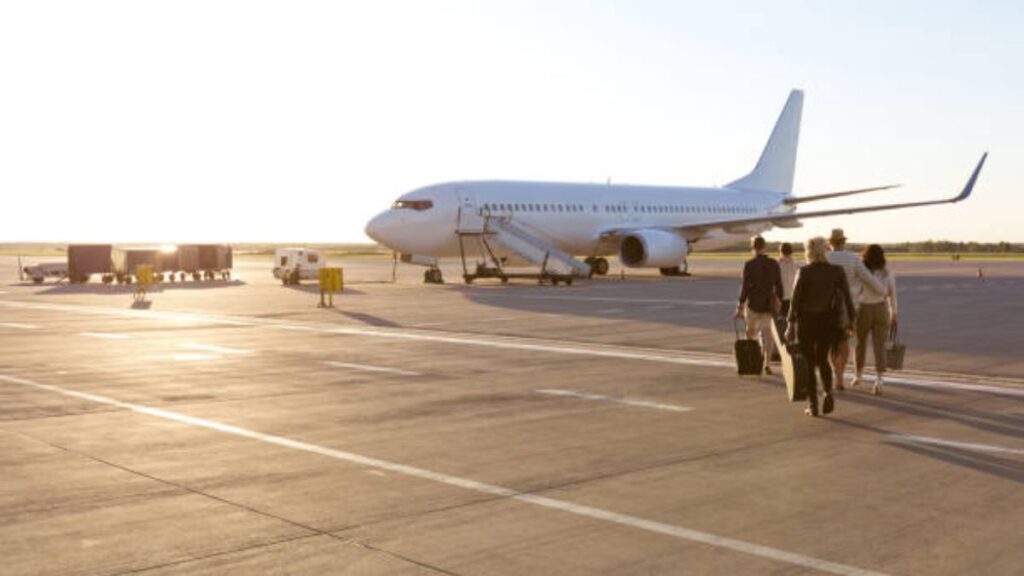 Airplane Boarding Left Side