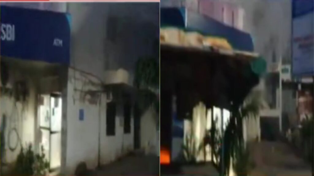 Pune Fire Breaks Out At SBI’s Shikrapur Branch Early Morning Loses Being Assessed