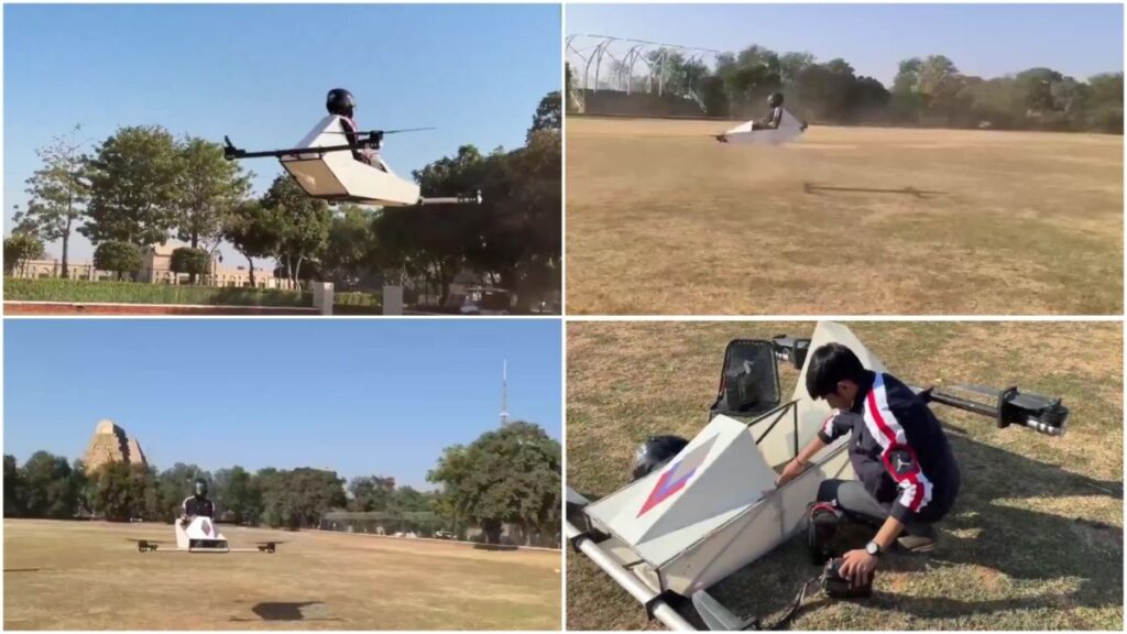 Gwalior Student Builds Single-Seater Drone