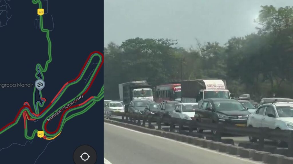 Massive Traffic Congestion on Mumbai-Pune Expressway