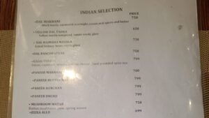 Hotel Menu in Himachal Shocks the Internet