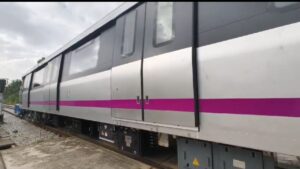 Namma Metro Receives First China-Made Train for Purple Line