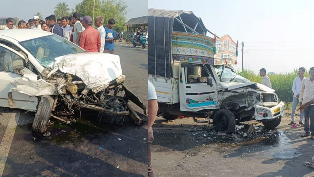 Otur-Narayangaon road accident