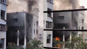 Pune fire in Sunshree building