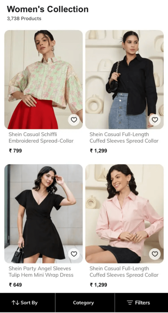 Shein is back in India