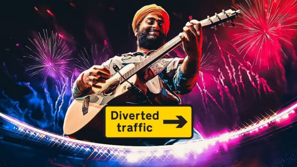 Arijit Singh concert Pune traffic advisory