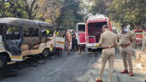 Hinjawadi Bus fire