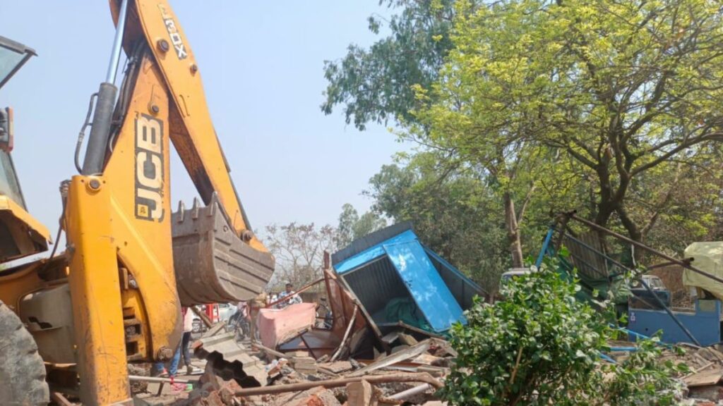 PMRDA anti-encroachment drive Pune