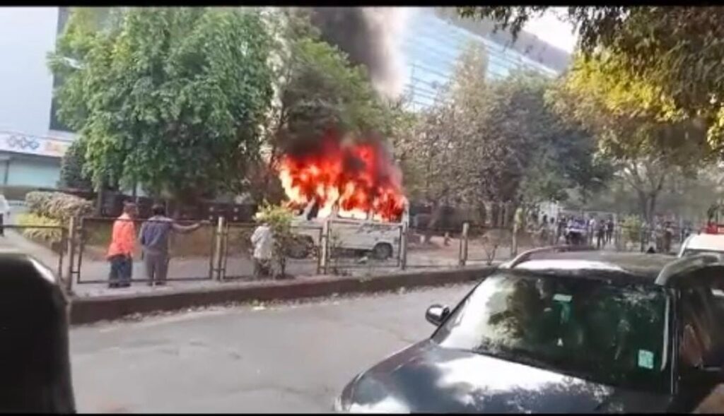 Hinjawadi Bus fire