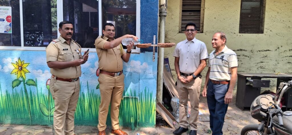 PCMC Police Stations World Sparrow Day Conservation